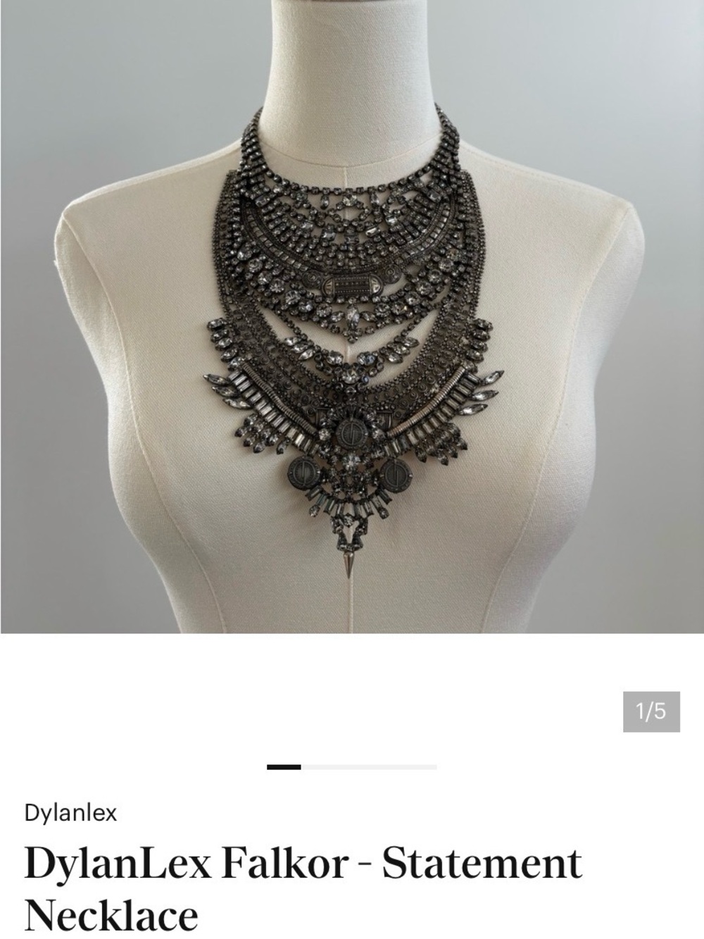 Fabulous Retired Vintage Dylanex “Falkor” Necklace - Picture 9 of 11